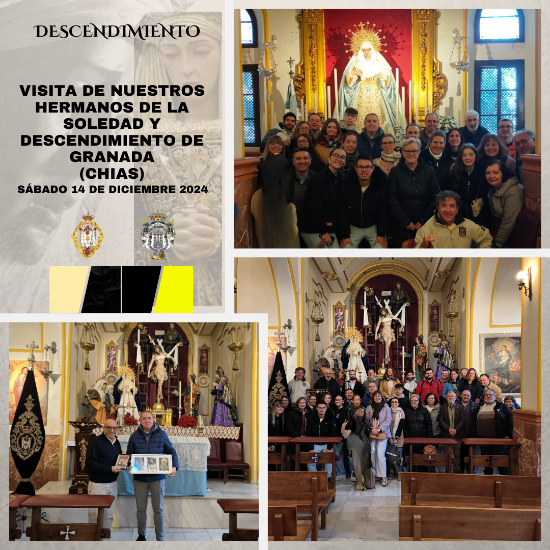 VISITA DE LA HERMANDAD DE LAS CHIAS DE GRANADA