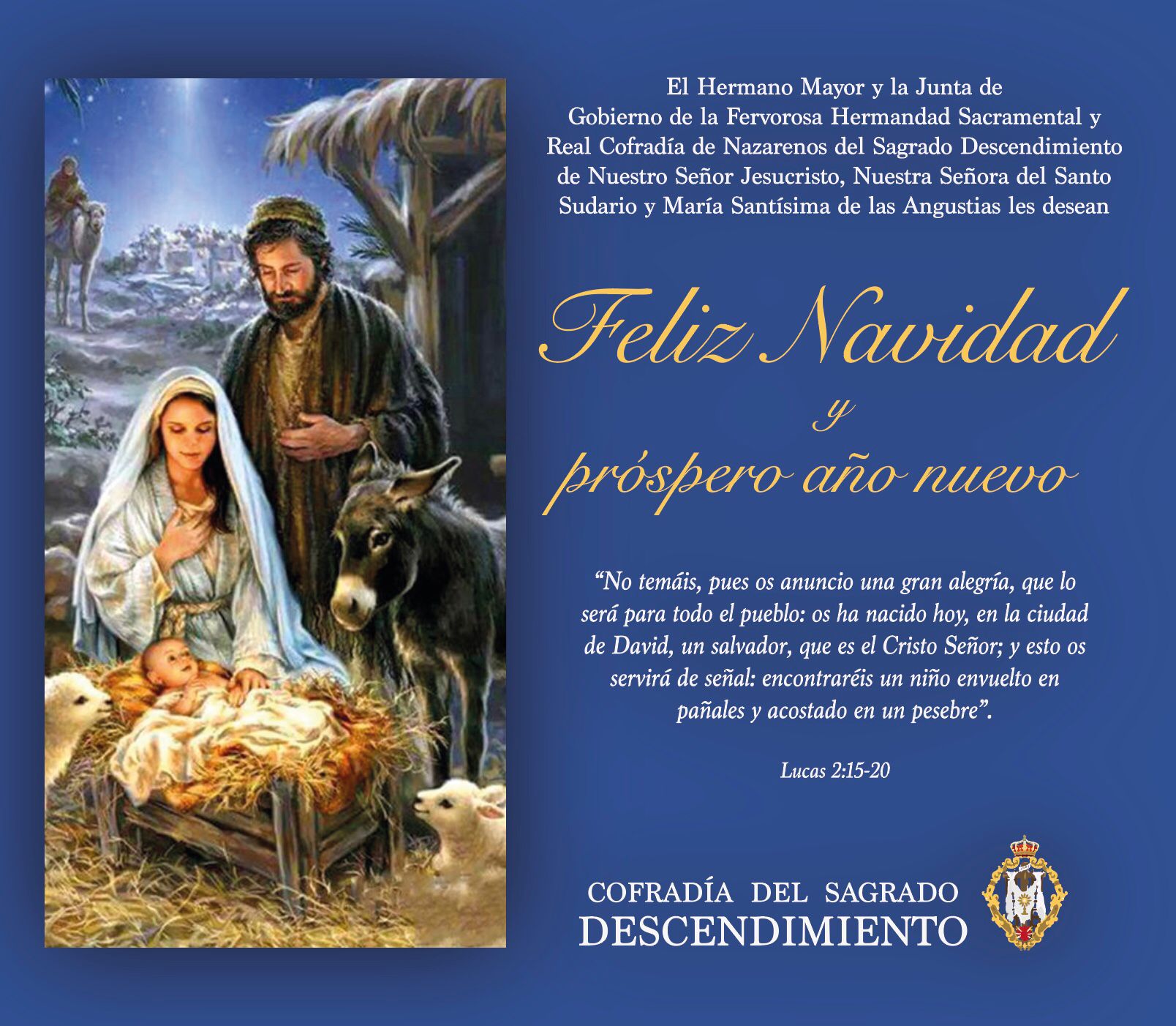 ¡JESÚS HA NACIDO EN BELÉN!
