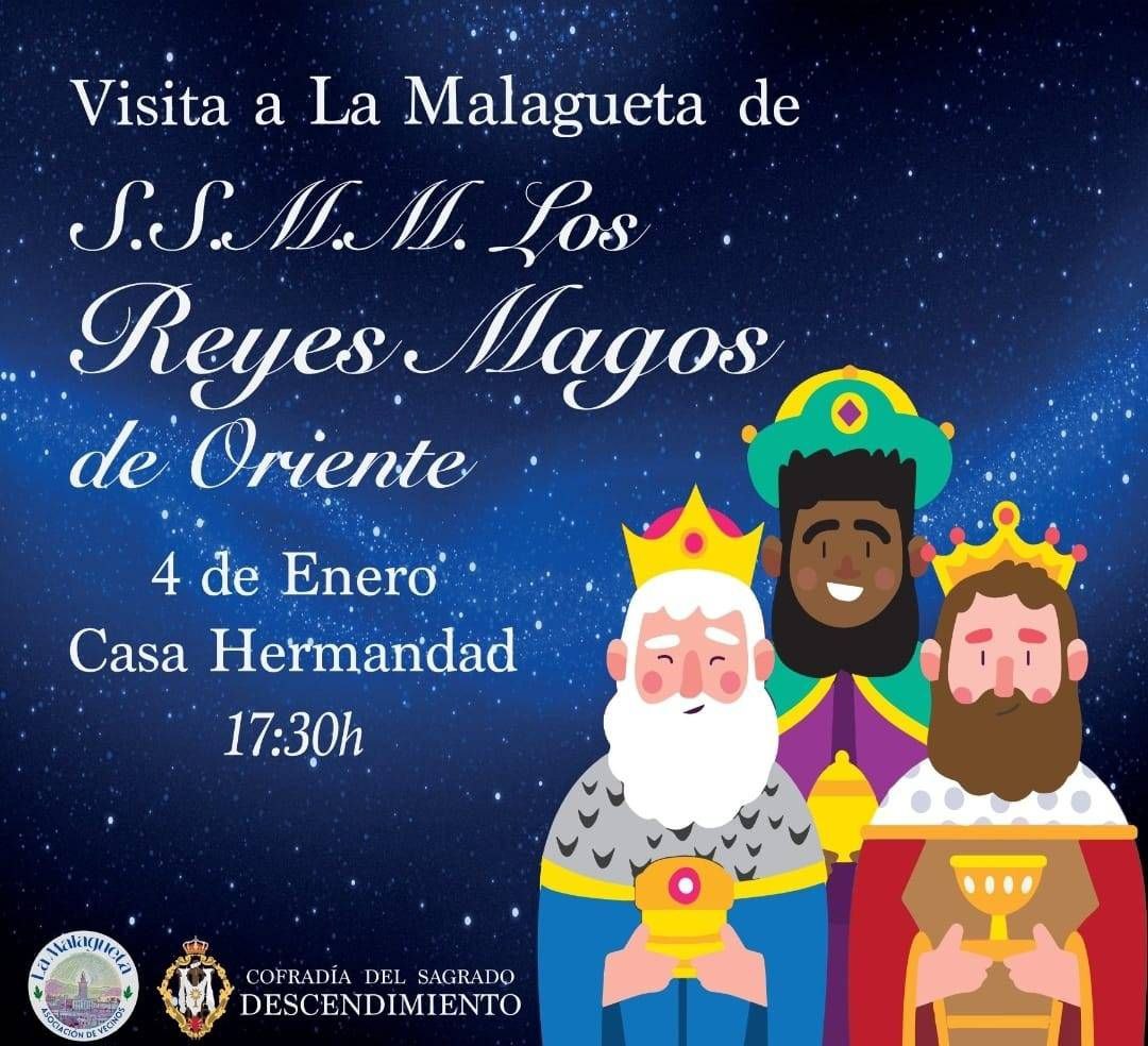 Los Reyes Magos en la Malagueta