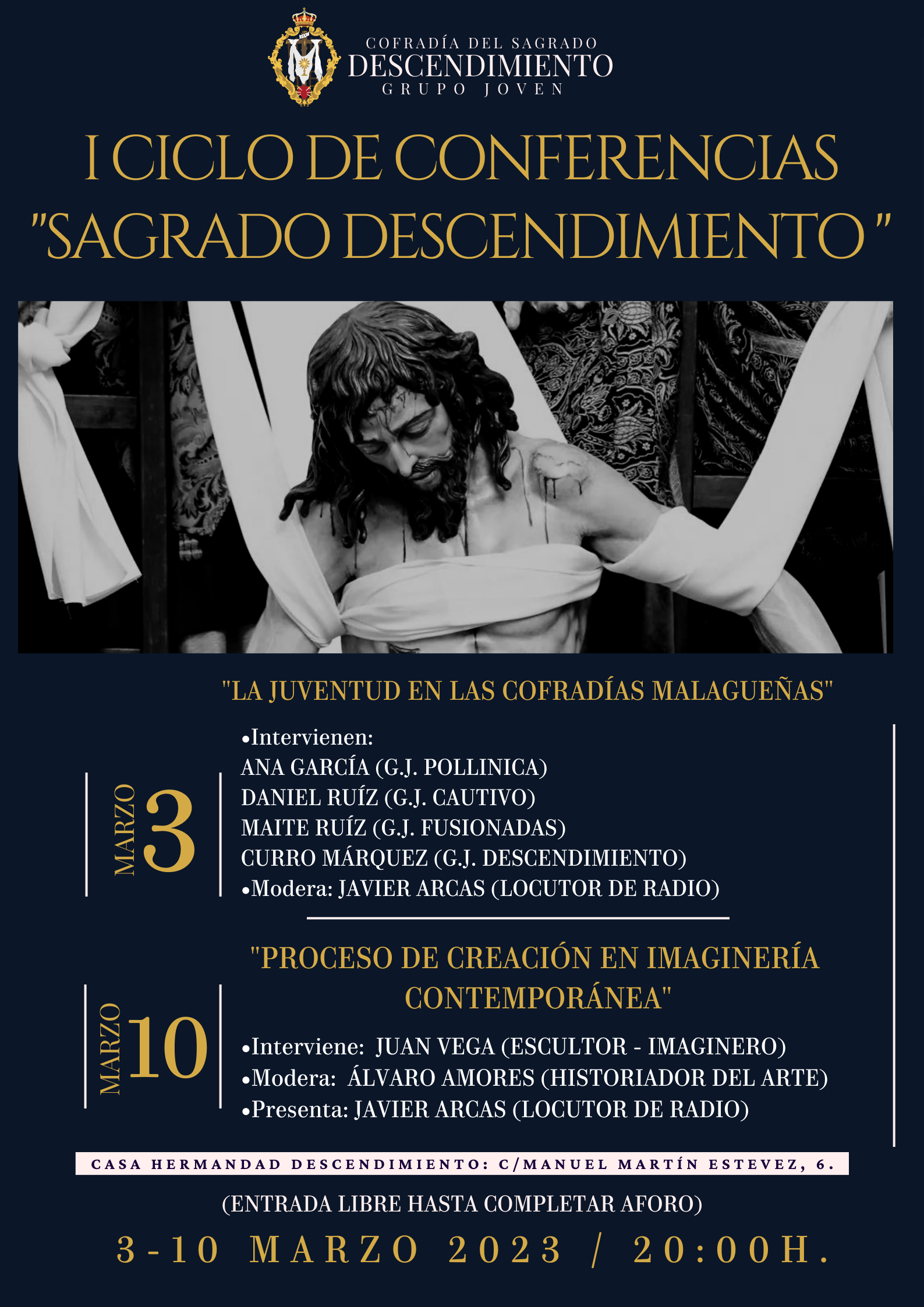 I Ciclo de conferencias "Sagrado Descendimiento"