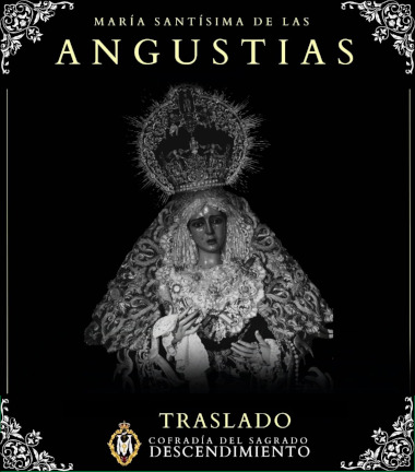 Traslado de Mª Stsma de las Angustias para su triduo